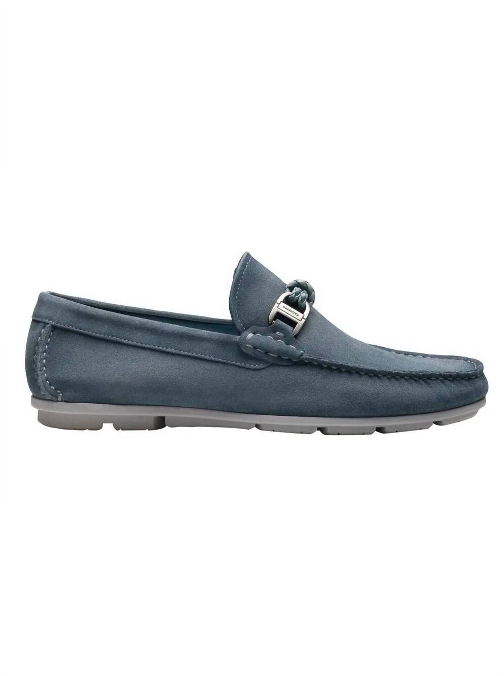 NEW MAGNANNI men's monterey braid bit driver shoe in cloud